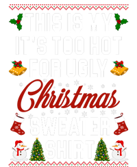 This Is My It's Too Hot For Ugly Christmas Sweater Shirt Performance Long Sleeve Polo