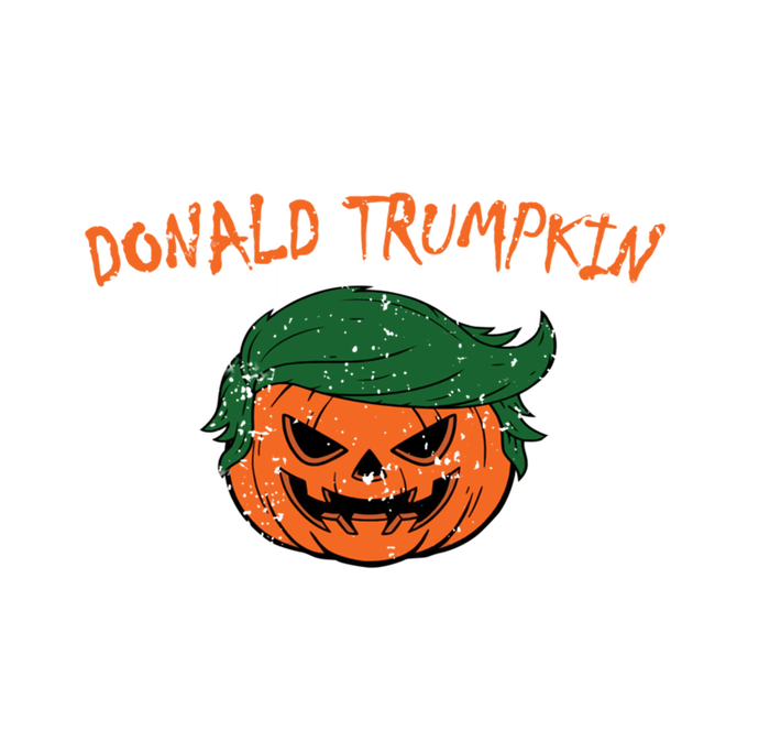 Retro Trumpkin Make Halloween Great Again Funny Trump Gift Bumper Sticker