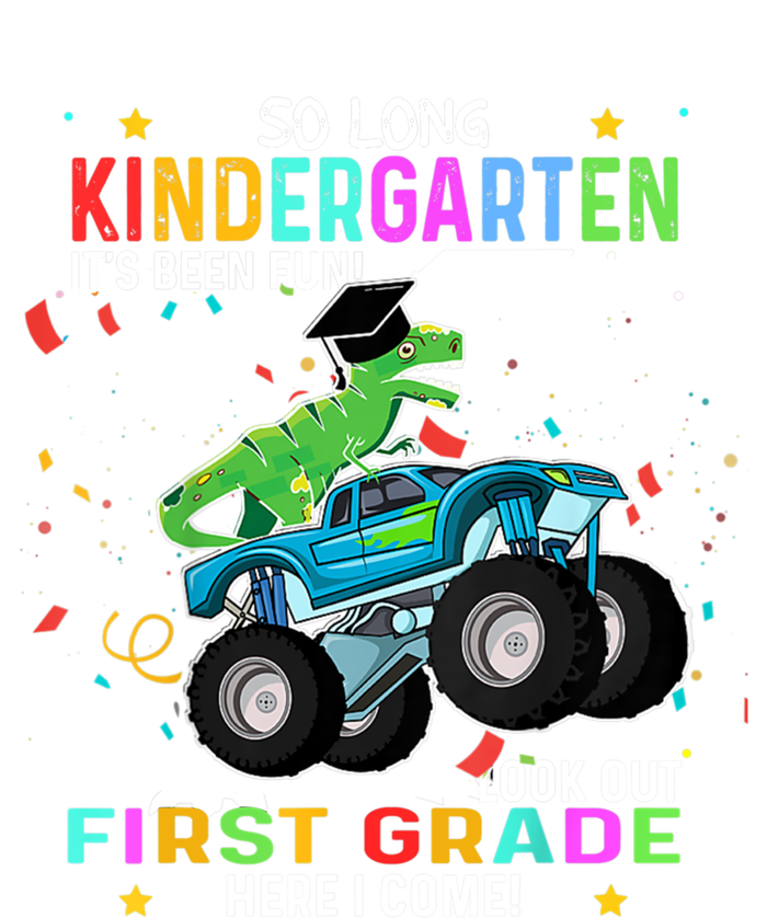 So Long Kindergarten First Day 1st Grade Tgiftrex Monster Truck Meaningful Gift Women's T-Shirt