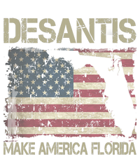 Make America Florida DeSantis 2024 Election Vintage Us Flag Mousepad