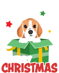 Cute Beagle Santa Dog Lovers Merry Christmas Xmas Design Gift Women's Long Sleeve Flannel Pajama Set 