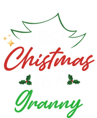 First Christmas As A Granny Funny Xmas First Time Grandma Gift Short Acrylic Beanie