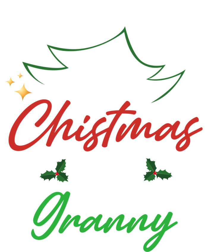 First Christmas As A Granny Funny Xmas First Time Grandma Gift Short Acrylic Beanie