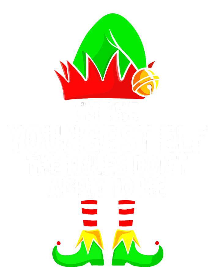 I'm The Youngest Elf Rules Don't Apply To Me Matching Canvas