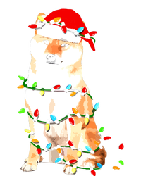 Shiba Inu Christmas Dog Lover Puppy Lights Xmas T-Shirt