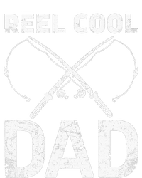 Reel Cool Dad Fisherman Daddy Father's Day Fishing Womens Cotton Relaxed Long Sleeve T-Shirt