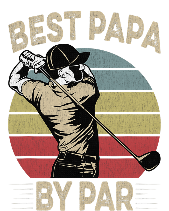 Best Papa By Par Family Golfer Golf Lover Golfing Tall Long Sleeve T-Shirt