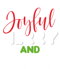 Joyful Merry And Blessed Gift Xgiftmas Holiday Design Cute Gift T-Shirt