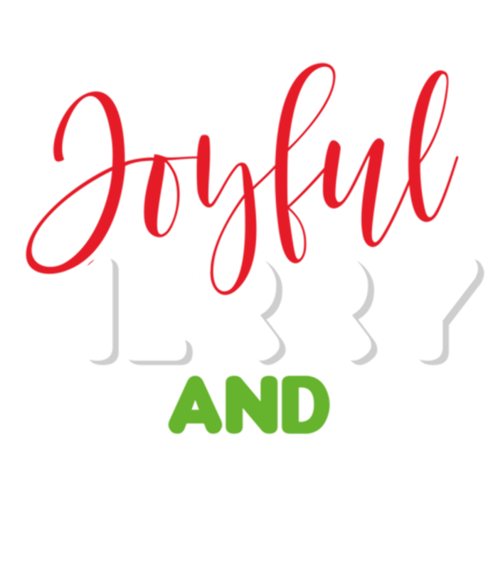 Joyful Merry And Blessed Gift Xgiftmas Holiday Design Cute Gift T-Shirt