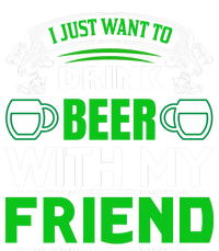 I Just Want To Drink Beer With My Friends Magnet