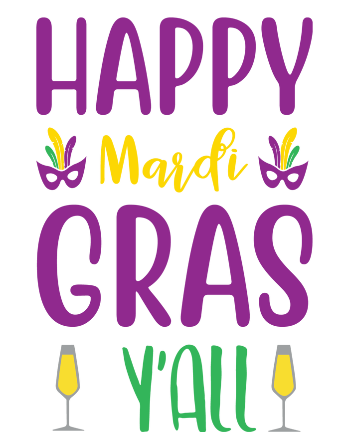 Happy Mardi Gras Ya'll Valucap Bio-Washed Visor