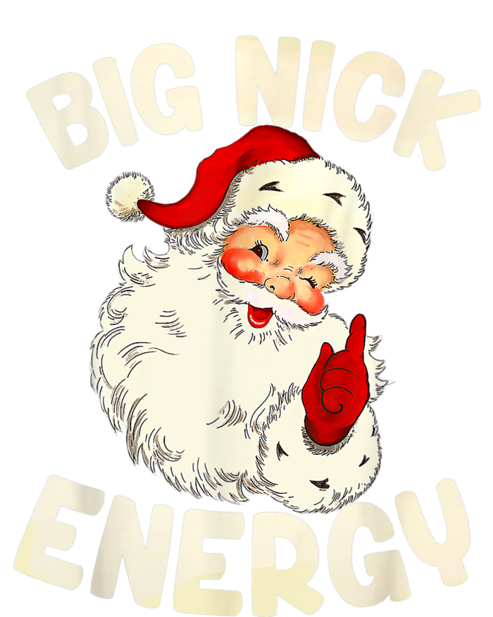 Big Nick Energy Vintage Red Santa Claus Red Christmas Design Women's Fleece Hoodie