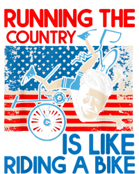 Anti Biden Falling Off Running Country Is Like Riding A Bike T-Shirt