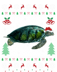 Santa Hat Sea Turtles Lover Xmas Gift Ugly Turtle Christmas Gift T-Shirt