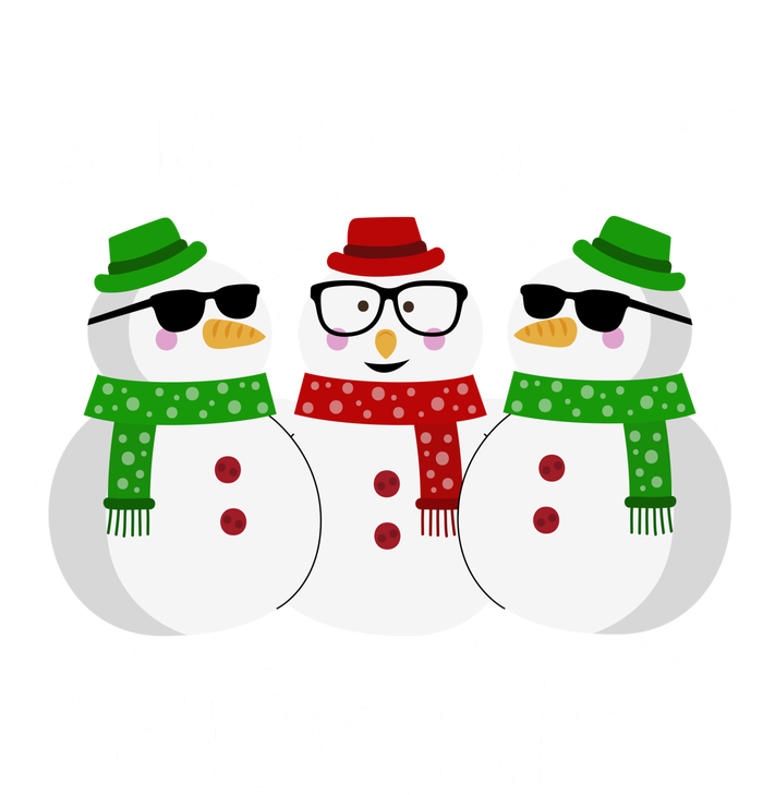 Chillin With My Snowmies Christmas Gift Kids Long Sleeve Shirt