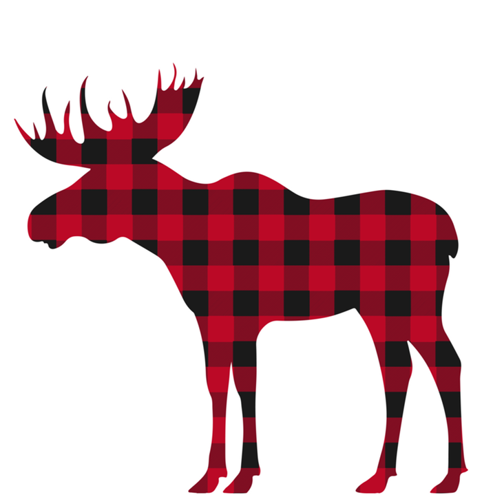 Red Plaid Buffalo Moose Christmas Matching Family Pajama Gift T-Shirt