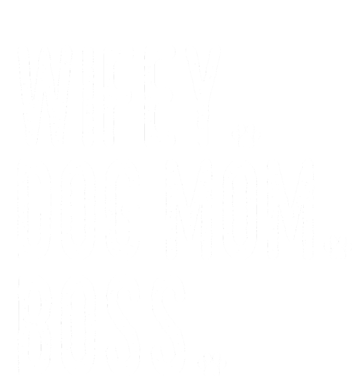 Wifey, Dog Mom, Boss Sweatshirt PosiCharge Competitor Tank