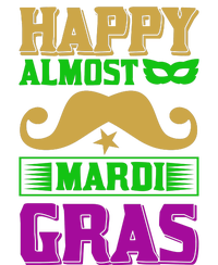 Happy Almost Mardi Gras Ladies Essential Flowy Tank