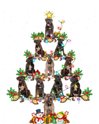 Cane Corso Dog Lover Xmas Lighting Cane Corso Christmas Tree Gift Canvas