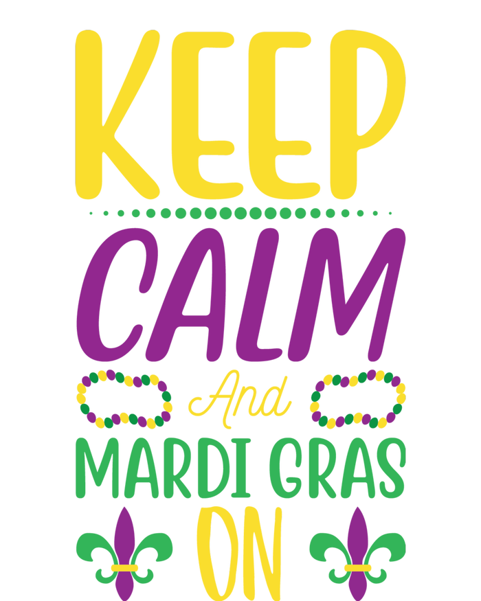 Keep Calm And Mardi Gras On Sustainable Beanie