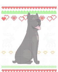 Cane Corso Dog Santa Claus Ugly Christmas Pattern Xgiftmas Gift Ladies Long Sleeve Shirt