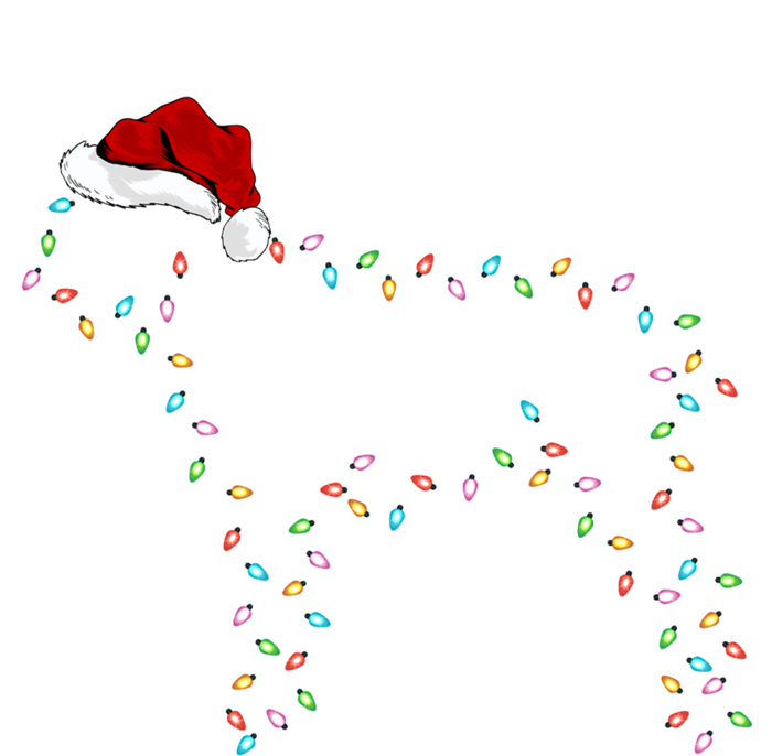 Cane Corso Dog Xmas Lighting Santa Hat Cane Corso Christmas Cool Gift Valucap Bio-Washed Visor