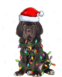 Cane Corso Dog Xmas Lighting Santa Hat Cane Corso Christmas Funny Gift Sweatshirt