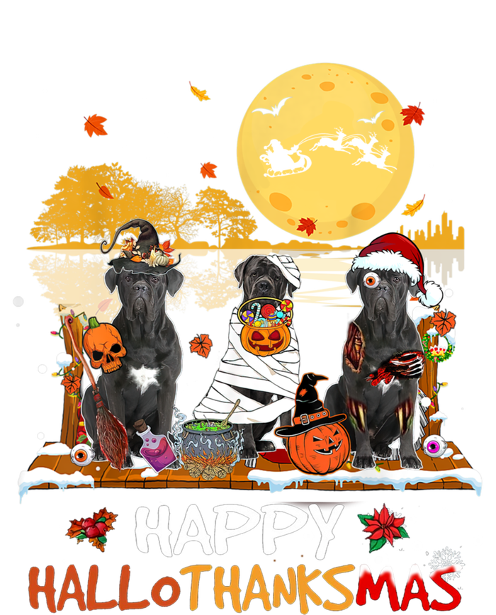 Cane Corso Happy Hallothanksmas Halloween Thanksgiving Xmas Funny Gift T-Shirt