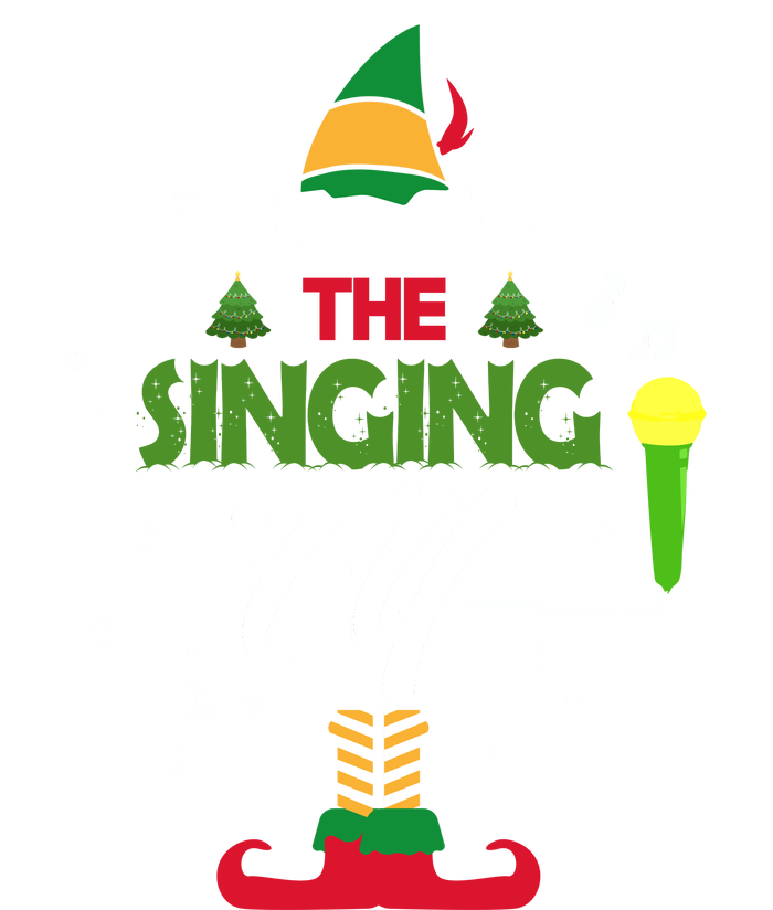 The Singing Elf Singer Group Matching Family Christmas Gift T-Shirt