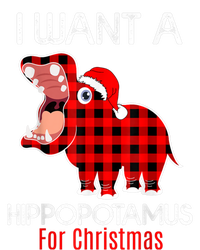 I Want A Hippopotamus For Christmas Plaid Hippo Pajamas Xmas Gift T-Shirt