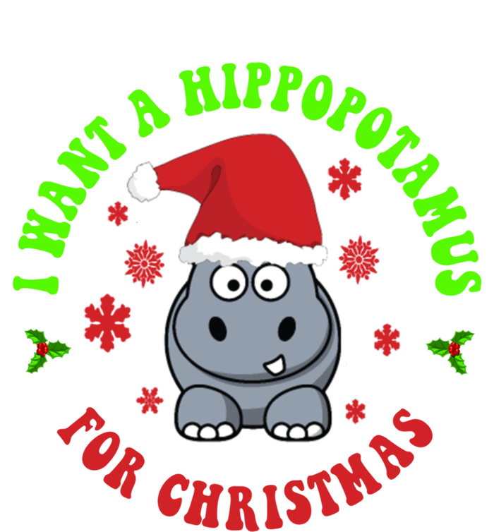 I Want A Hippopotamus For Christmas Meaningful Gift Xmas Hippo Gift Valucap Bio-Washed Visor