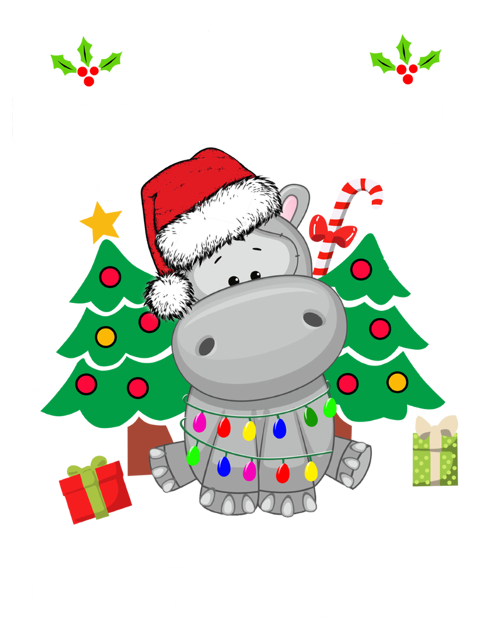 I Want A Hippopotamus For Christmas Xmas Hippo For Gift Women's Tri-Blend 3/4-Sleeve Raglan Shirt