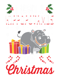 I Want A Hippopotamus For Christmas Xmas Hippo Gift Women's T-Shirt