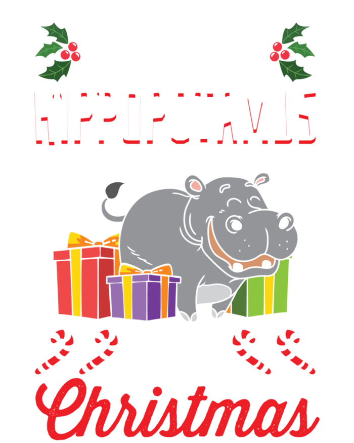 I Want A Hippopotamus For Christmas Xmas Hippo Gift Women's T-Shirt