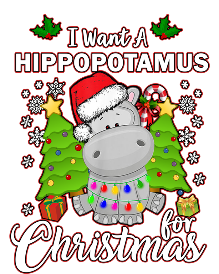 I Want A Hippopotamus For Christmas Xmas Pajama Costume Cute Gift T-Shirt