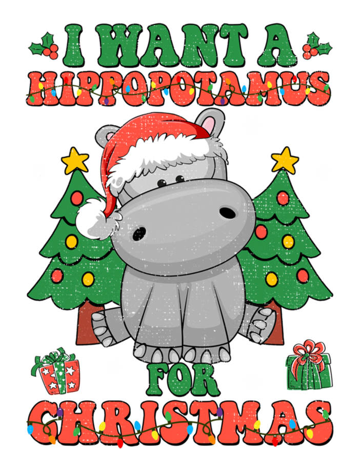 I Want A Hippopotamus For Christmas Xmas Pjs Family Matching Gift Short Acrylic Beanie