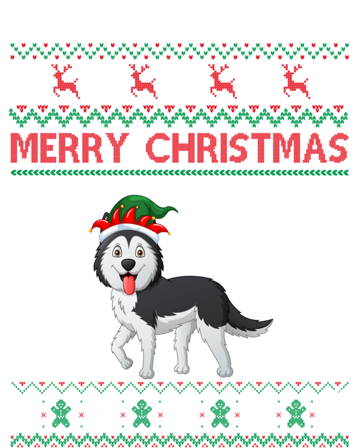 Siberian Husky Dog Lover Girls Boys Ugly Xmas Sweater Gift Magnet