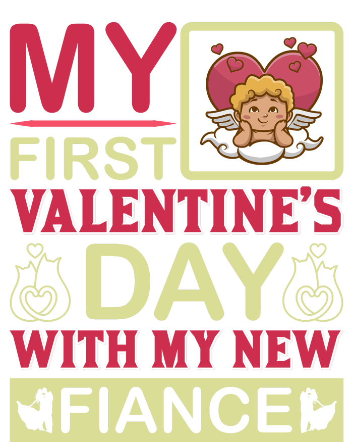 My First Valentine's Day With My New Fiance Bumper Sticker