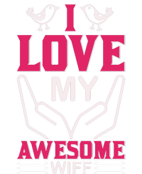 I Love My Awesome Wife Toddler Hoodie