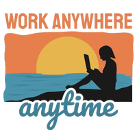 Work Anywhere Anytime High Crown Mesh Back Trucker Hat