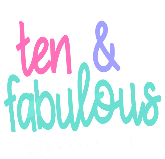 10 And Fabulous 10th Birthday For Girl Party Ten Magnet