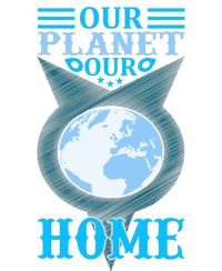 Our Planet Our Home Insulated Varsity Jacket