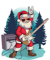 Heavy Metal Santa With Guitar And Sunglasses Christmas Classic Softstyle Adult Sport Polo