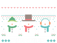 Chillin With My Snowmies Cute Snow Ugly Christmas Sweater Great Gift 16 in Basic Backpack