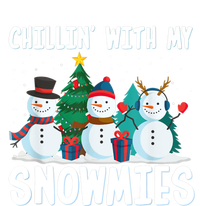 Chillin With My Snowmies Family Pajamas Christmas Snow Funny Gift T-Shirt