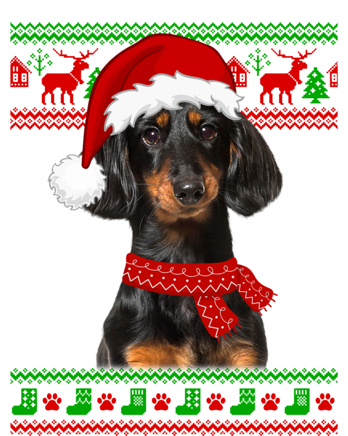 Dachshund Dog Ugly Sweater Christmas Puppy Dog Lover Great Gift Women's T-Shirt