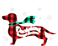 Plaid Dachshund Dog Through Snow Dog Lovers Merry Christmas Gift Kids Tie-Dye T-Shirt