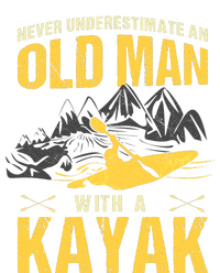 Never Underestimate An Old Man With A Kayak Women's V-Neck T-Shirt