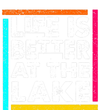 Life Is Better At The Lake Funny Camping Fishing Ladies Long Sleeve Shirt