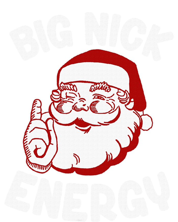 Big Nick Energy Funny Xmas Christmas Striped Beanie with Solid Band